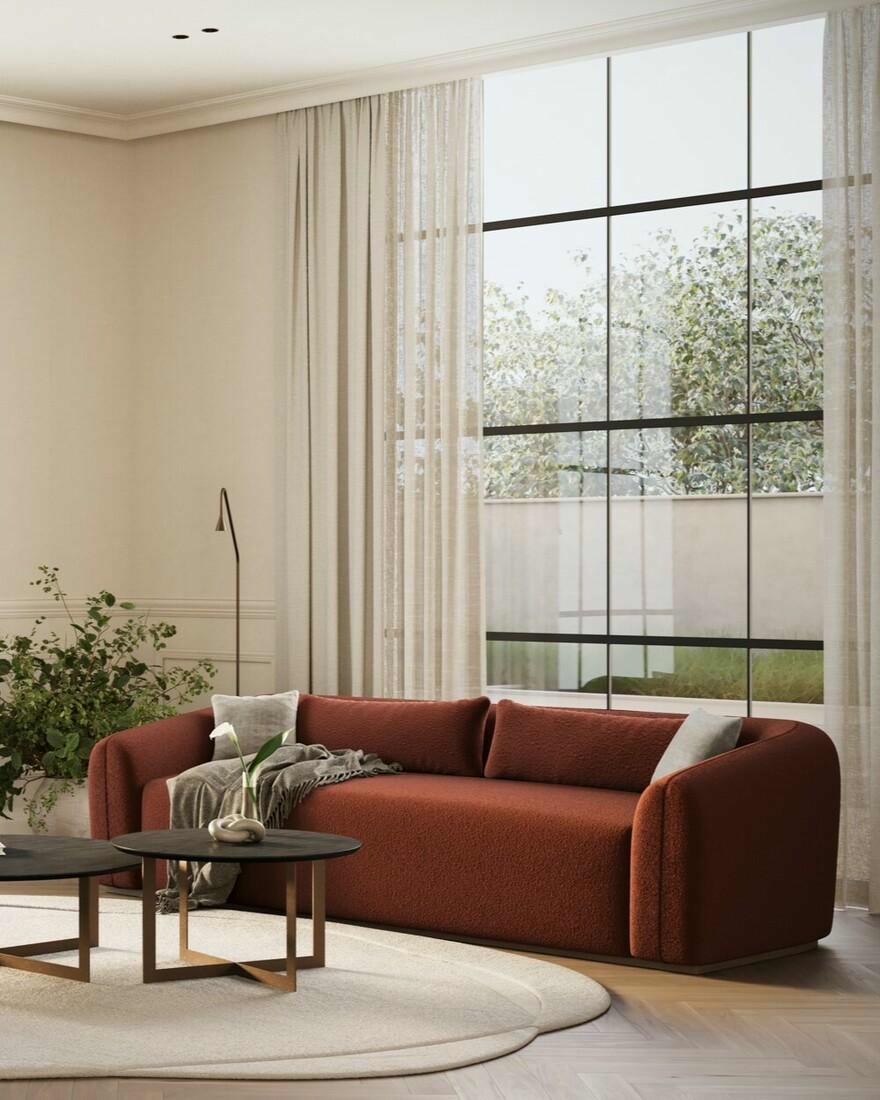 ATHENA SOFA - AXIS COFFEE TABLE